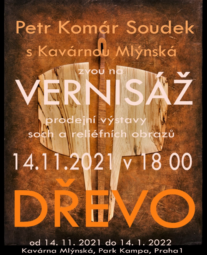 od 14.11.2021 do 14.1.2022 probíhá výstava v Kavárna Mlýnská na Kampě 