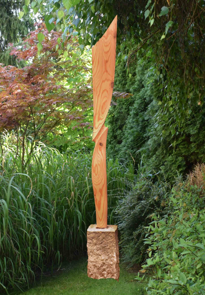 venkovní dřevěná soch do zahrady Forgula - modřín 170 cm 