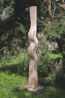 dřevěná socha do zahrady Tep 