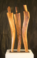 dřevěná socha Triptych 
