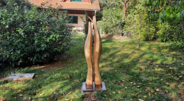 zahradní socha Modlitba dub 190 cm dub, měď, 190 cm, na objednávku